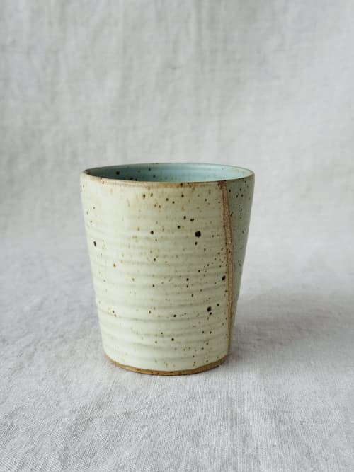 Seafoam - Mug, cup. | Drinkware by Tomoko Ceramics. Item composed of ceramic