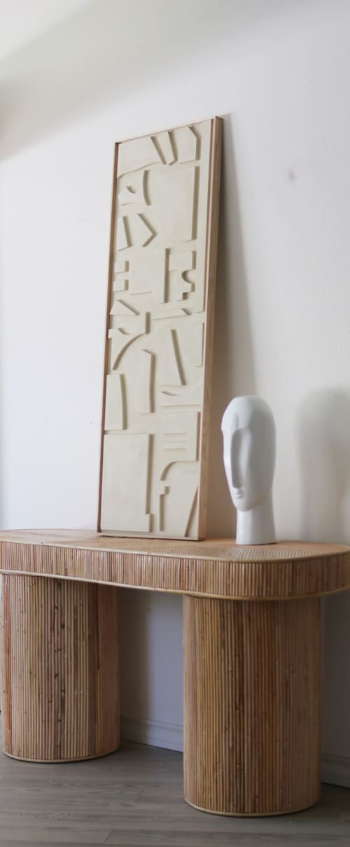 Hieroglyphs VI | Wall Sculpture in Wall Hangings by Blank Space Studios. Item composed of wood in modern style