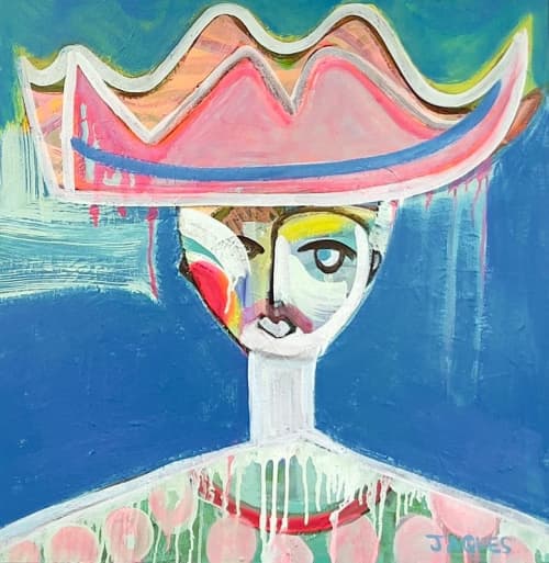 Calamity's Jane | Oil And Acrylic Painting in Paintings by Aleea Jaques ,