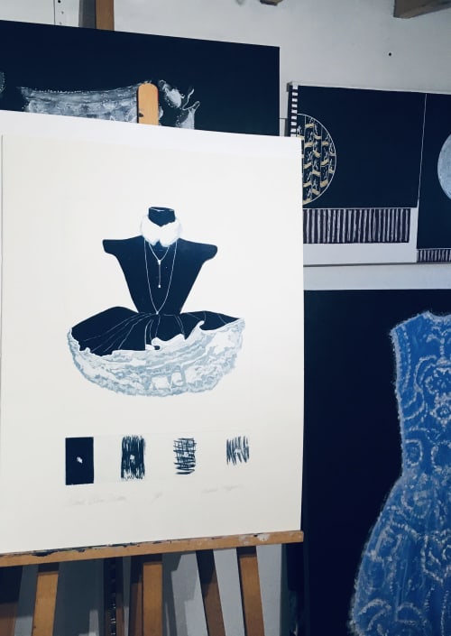 Black Swan | Prints by Anna Toppin. Item composed of paper