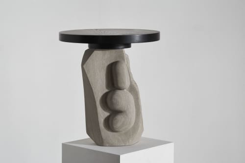 Limestone table | Sculptures by Mike Newins x Make Nice