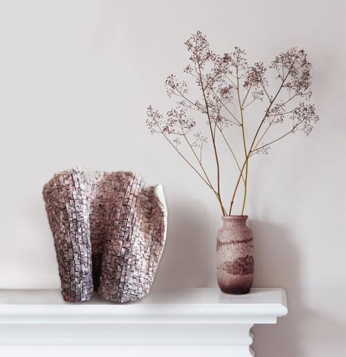 Reef marble sculpture | Sculptures by Julia Gorbunova. Item composed of marble compatible with boho and contemporary style