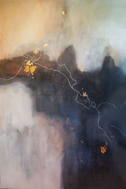 Let It Hold Your Hand | Oil And Acrylic Painting in Paintings by Christine Olmstead. Item made of canvas