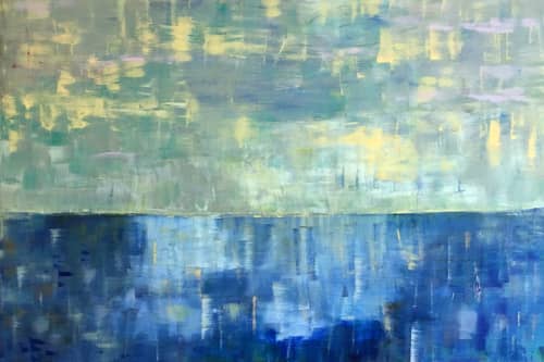 Pacific Coast | Oil And Acrylic Painting in Paintings by Debby Neal Arts. Item composed of canvas & synthetic