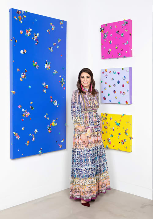 “Everlasting Gobstopper” | Oil And Acrylic Painting in Paintings by Melissa Ellis Art | ALG Collective in Dallas. Item composed of canvas and synthetic
