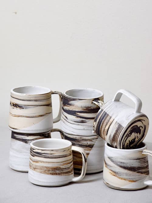 Dipped Constellation Mug Grab Bag | Drinkware by Stone + Sparrow Studio. Item composed of stoneware