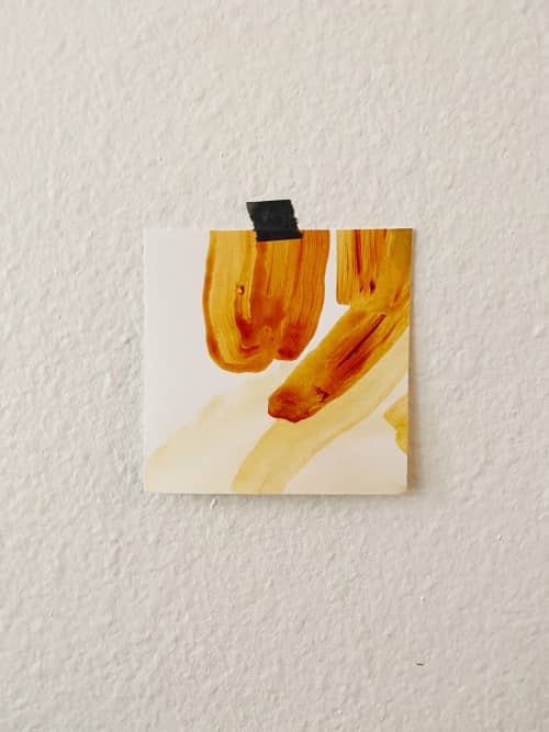 Mini #13 | Watercolor Painting in Paintings by Quinn Dimitroff. Item composed of paper