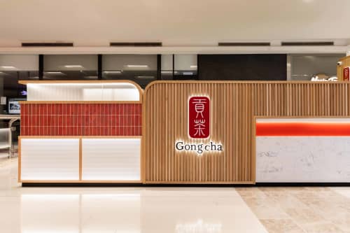 Gongcha Westfield Parramatta | Interior Design by Studio Hiyaku | Westfield Parramatta in Parramatta