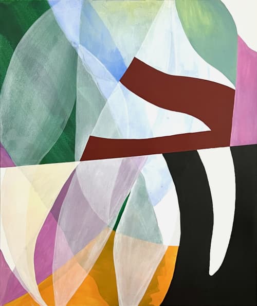 "Candy-Coated" - Original Painting | Oil And Acrylic Painting in Paintings by Jilli Darling. Item made of canvas with synthetic works with boho & minimalism style