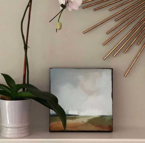 Cape Mist | Oil And Acrylic Painting in Paintings by Carrie Megan