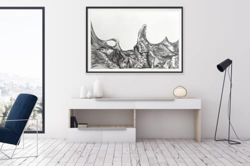Flow Three | Drawings by Russ Snedker. Item composed of paper