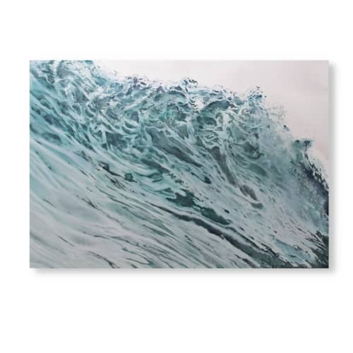 SIEMPRE | Oil And Acrylic Painting in Paintings by Amanda Szopinski | Malibu Beach in Malibu. Item made of canvas with synthetic