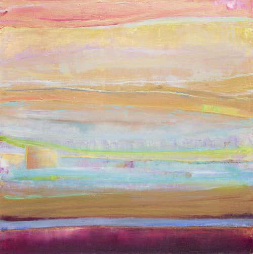 Media Dance | Prints in Paintings by Crystal Eadie Miller. Item works with mid century modern & contemporary style