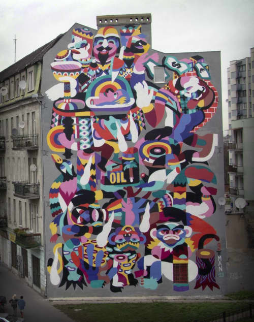 Scale of Power | Street Murals by Louis Lambert aka 3ttman