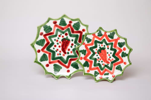 Ninfea | Plate in Dinnerware by Patrizia Italiano. Item made of ceramic