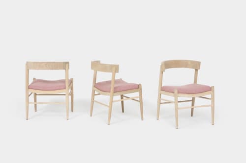 Minoru Chair | Dining Chair in Chairs by ARTLESS. Item made of wood & fabric