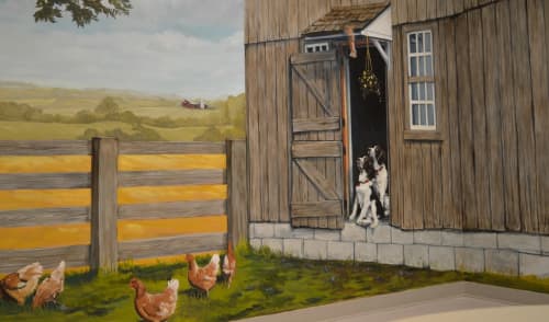 Ontario Farmland Murals | Murals by Murals By Marg. Item made of synthetic