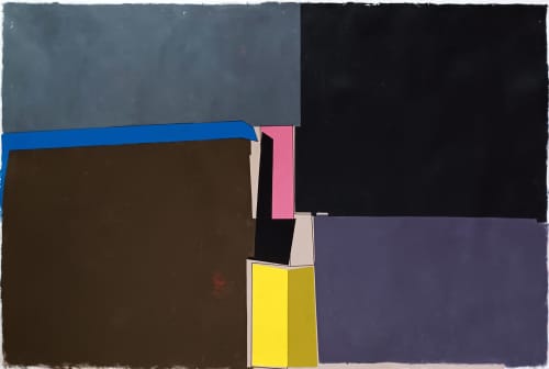 138c3 | Oil And Acrylic Painting in Paintings by Luis Medina. Item composed of paper in minimalism or contemporary style