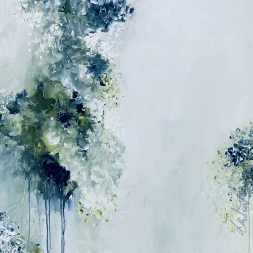 Annabelle Pearl 🔴 | Oil And Acrylic Painting in Paintings by Darlene Watson Abstract Artist. Item composed of canvas and synthetic