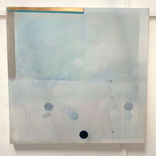 The Lighthouse Keeper | Oil And Acrylic Painting in Paintings by Ele Pack. Item made of canvas with synthetic