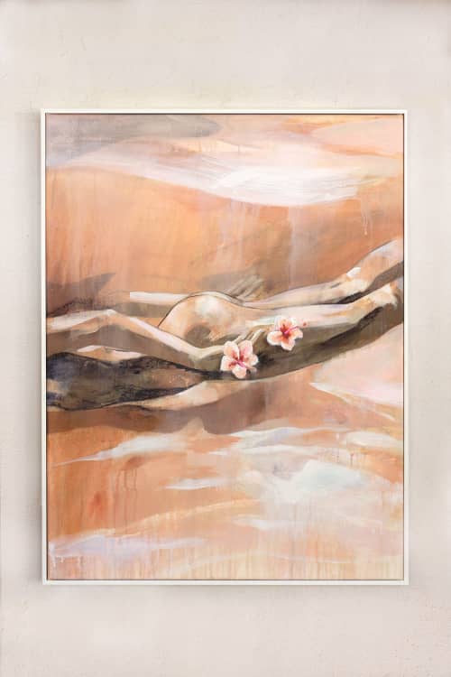 Aura | Oil And Acrylic Painting in Paintings by Hannah Chloe