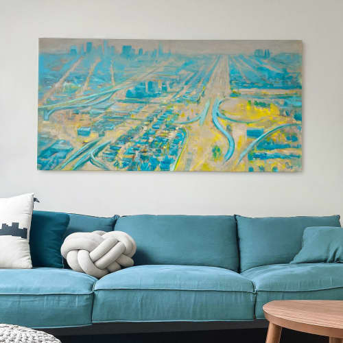 "Meld" ~ Painting | Oil And Acrylic Painting in Paintings by Michael Kerbow. Item composed of canvas in contemporary or urban style