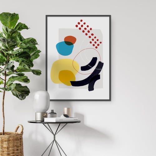 Shape and Hue Series No. 1 Art Print | Prints by Michael Grace & Co.. Item made of paper