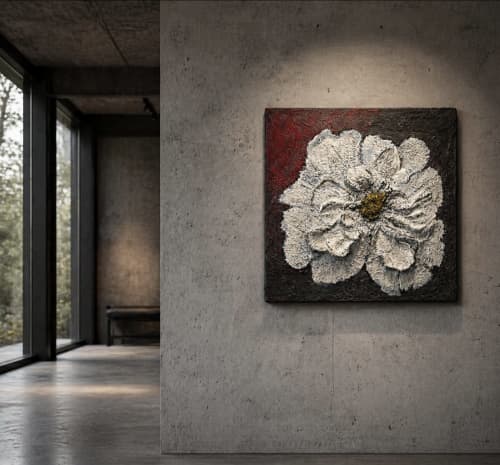 Ember - Wall Sculpture | Wall Hangings by Urban Plaster Bloom. Item in minimalism or contemporary style