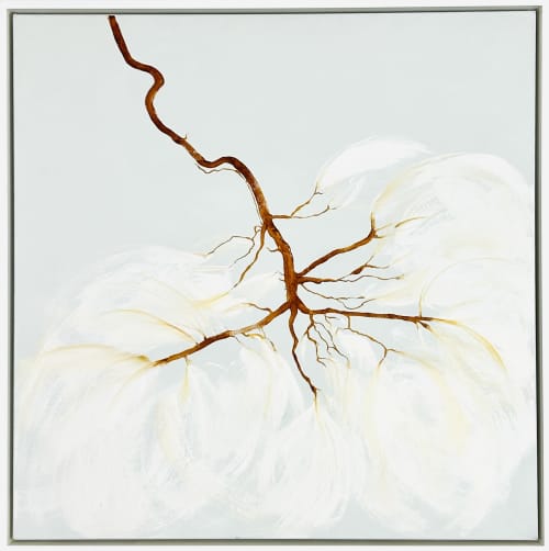 "Deltus Mississippia" | Oil And Acrylic Painting in Paintings by Lynn Benson. Item composed of canvas in minimalism or contemporary style