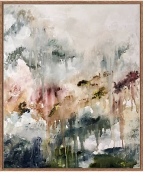Stockholm (20" x 24") | Oil And Acrylic Painting in Paintings by Emily Tingey. Item composed of canvas