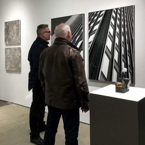 REFLECT 3.9 EDGE | Wall Sculpture in Wall Hangings by Heather Hancock. Item made of concrete & glass