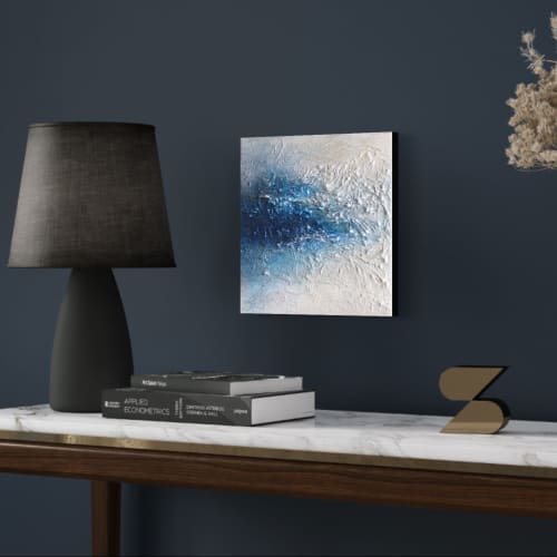 Uphill | Mixed Media by Francesca Borgo. Item made of canvas with paper works with minimalism & contemporary style