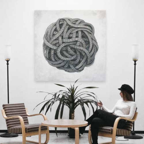 "Circuit" ~ Painting | Mixed Media in Paintings by Michael Kerbow. Item in contemporary or industrial style