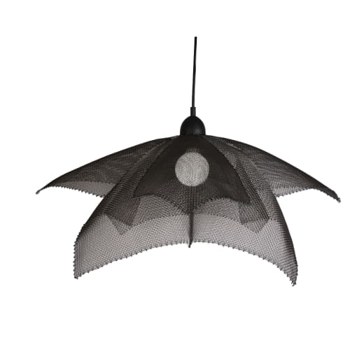 Pendant Light - Floral #4 - Extra Large 30"w x 12" h | Pendants by Anne Lindsay Studio. Item made of steel compatible with contemporary and industrial style