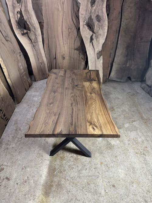 Walnut Modern Credenza - Contemporary Sideboard | Dining Table in Tables by TigerWoodAtelier. Item made of walnut compatible with minimalism and art deco style