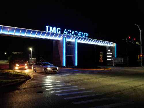IMG Academy Campus | Signage by Jones Sign Company. Item composed of steel