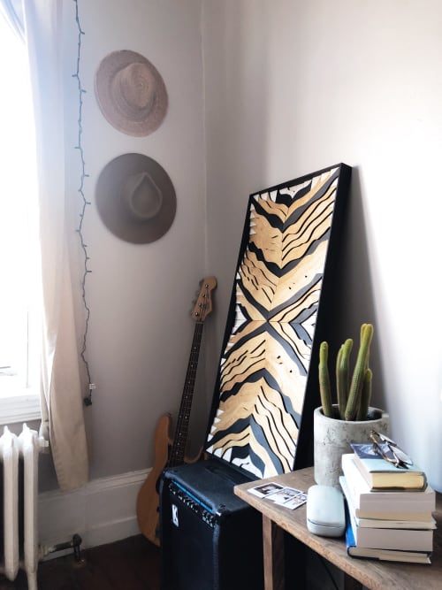 Chesapeake in Black & White | Wall Sculpture in Wall Hangings by Sage Woodworks. Item composed of birch wood