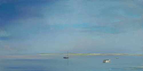 Anne Packard "Being" | Oil And Acrylic Painting in Paintings by YJ Contemporary Fine Art. Item composed of canvas