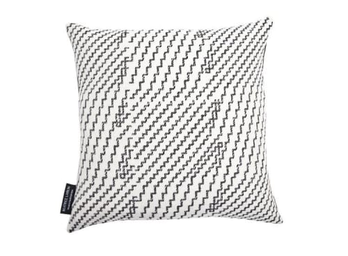 Step Light Cushion & Line Cushion | Pillows by Beatrice Larkin. Item composed of fabric and fiber