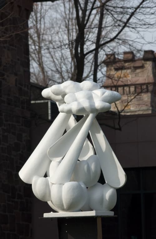 Dance of Flower Field | Public Sculptures by Choi  Sculpture | Michener Art Museum in Doylestown. Item made of steel