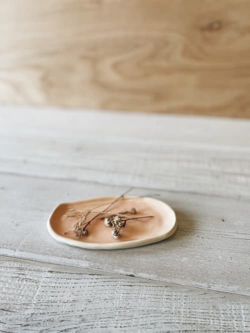 Oval Dish | Coaster in Tableware by Bridget Dorr. Item composed of stoneware