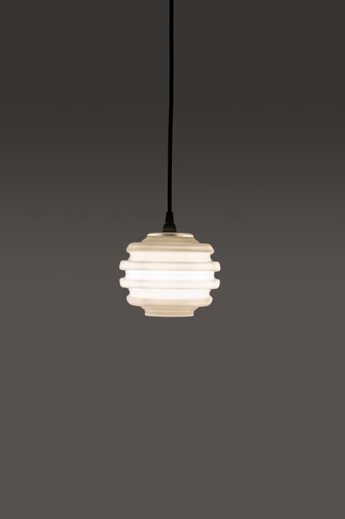 Honey | Pendants by Silica Studio. Item made of glass works with mid century modern & contemporary style