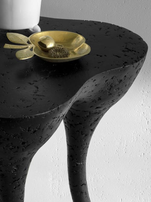 Black Tripod side table | Tables by dnt-design