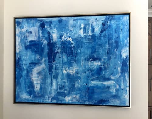 Pool Break | Oil And Acrylic Painting in Paintings by George Ayres