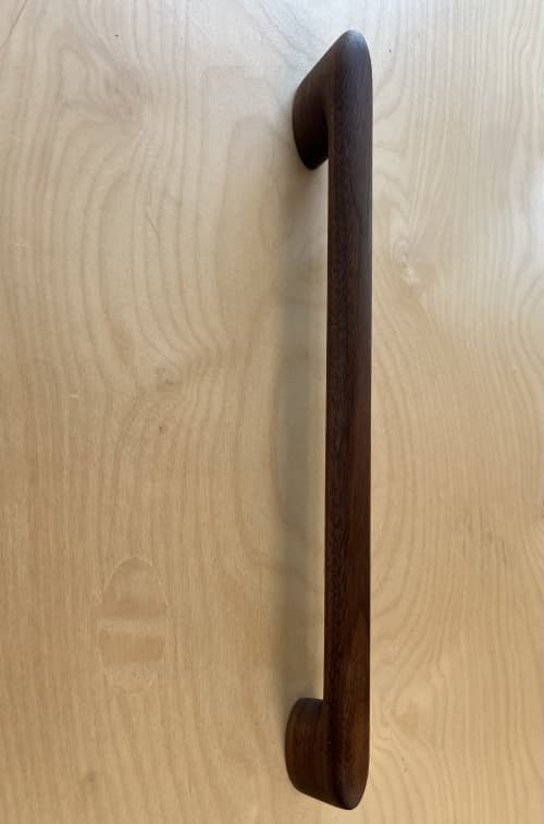 Walnut Pulls | Hardware by Leaf Furniture. Item composed of oak wood in contemporary style