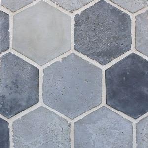Colonial Hexagon Cement Tile | Tiles by Avente Tile | Zinqué in West Hollywood. Item made of cement