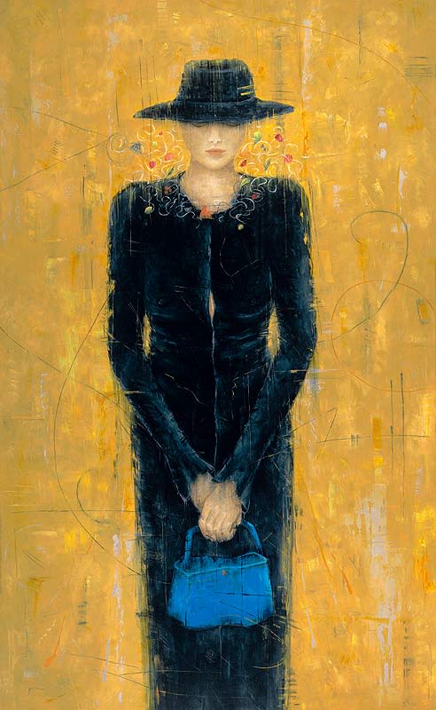 Erica Hopper "Viola De Persia" | Oil And Acrylic Painting in Paintings by YJ Contemporary Fine Art | YJ Contemporary Fine Art in East Greenwich. Item composed of canvas