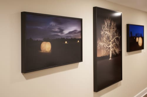 4 beautifully framed framed pictures. | Photography by Chris Becker. Item made of paper