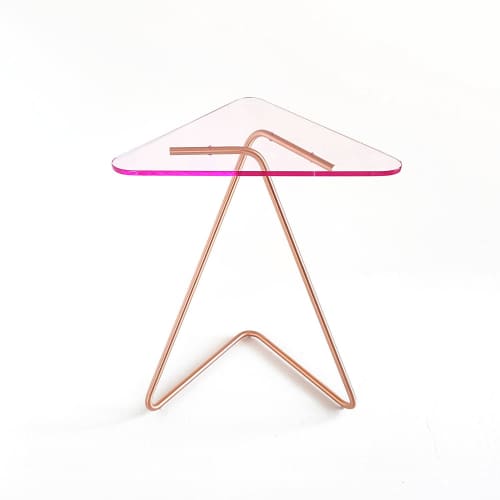 The Triangle | Side Table in Tables by KRAY Studio by Rita Kettaneh | Sel Et Poivre - Alessi in Bayrut. Item composed of steel
