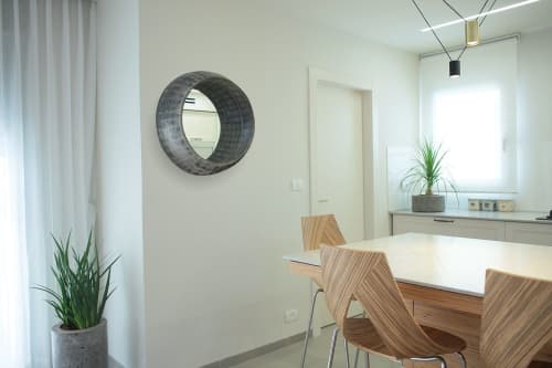 Sub Mirror | Decorative Objects by Linski Design - Concrete. Art. Microtopping. Art-topping.. Item made of glass
